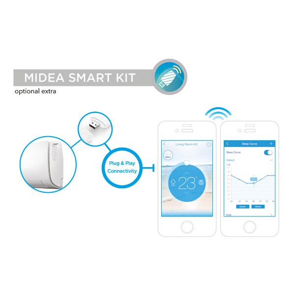 Kit controllo wifi Midea Smart Kit per condizionatori SK-105