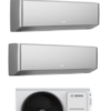 Condizionatore Inverter JUNKERS BOSCH Dual Split CLIMATE 7000i 9+12 Btu con Esterna 53  Wi-Fi Incluso