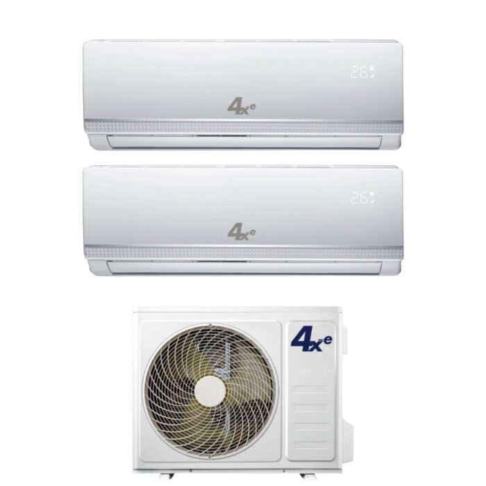 Climatizzatore Condizionatore 4Xe Dual Split Inverter serie WINTER 9+18 con WINTER DUAL 18 R-32